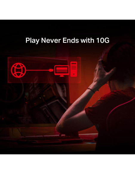 PLACA RETEA TP-LINK, intern, PCI-E, port RJ-45, 10000 Mbps