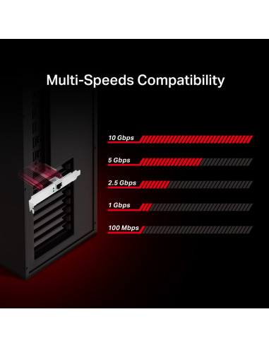 PLACA RETEA TP-LINK, intern, PCI-E, port RJ-45, 10000 Mbps