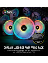 VENTILATOR Corsair, pt carcasa PC, 120 mm, 1500 rpm, LED RGB, 3