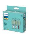 SET 3 becuri LED Philips, soclu E14, putere 4.7W, forma