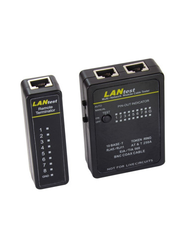 TRUSA scule retelistica, LOGILINK, functii: testare cablu