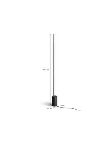 Lampadar LED RGB inteligent Philips Hue, "000008718696176269"