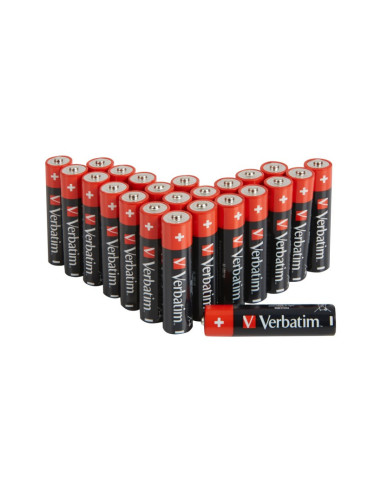 BATERIE VERBATIM AA (R6), 1.5V alcalina, 24 buc., "49505" BATERIE VERBATIM AA (R6), 1.5V alcalina, 24 buc., "49505"