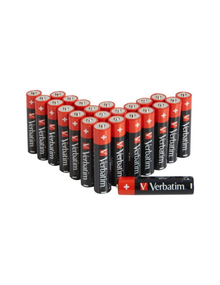 BATERIE VERBATIM AA (R6), 1.5V alcalina, 24 buc., "49505" BATERIE VERBATIM AA (R6), 1.5V alcalina, 24 buc., "49505"