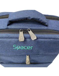 RUCSAC SPACER NEW YORK BLUE, pt. notebook de max. 17",2 2