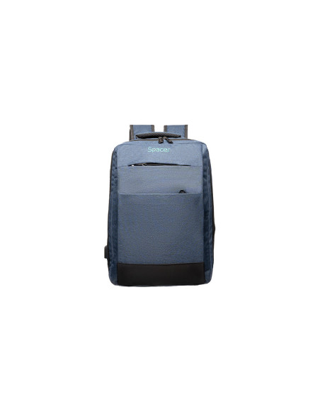 RUCSAC SPACER NEW YORK BLUE, pt. notebook de max. 17",2