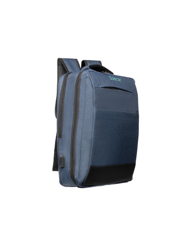 RUCSAC SPACER NEW YORK BLUE, pt. notebook de max. 17",2