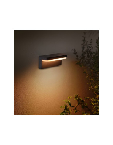 Nyro Hue WACA wall lantern black 1x13.5, "000008718696174302"