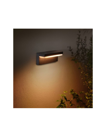 Nyro Hue WACA wall lantern black 1x13.5, "000008718696174302"