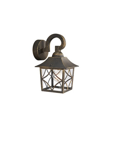 CAMBRIDGE wall lantern BlackBrush 1x60W "000008718696176801"