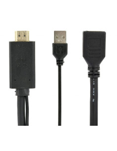 ADAPTOR video GEMBIRD, HDMI (T) la DisplayPort (M), rezolutie 2