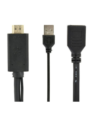 ADAPTOR video GEMBIRD, HDMI (T) la DisplayPort (M), rezolutie