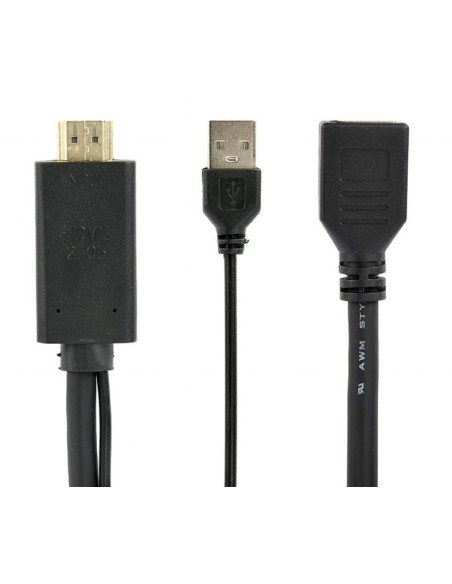 ADAPTOR video GEMBIRD, HDMI (T) la DisplayPort (M), rezolutie