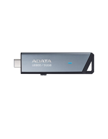 AELI-UE800-512G-CSG,MEMORIE USB Type-C 3.2 ADATA 512 GB, retractabila, carcasa aluminiu, argintiu "AELI-UE800-512G-CSG" (include
