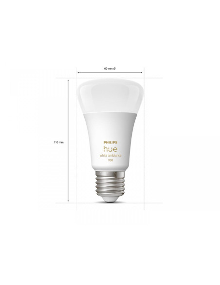PHILIPS HUEWA 8W A60 E27 3SET SW EU 75W, "000008719514291232"