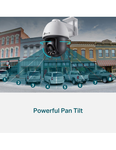 CAMERA IP TP-LINK VIGI, Pan Tilt, pt. exterior, dist. IR 30 m
