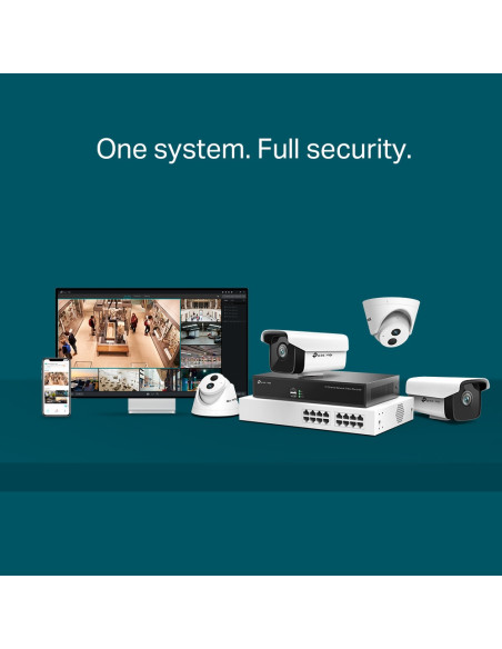 NVR TP-Link VIGI, 16 canale, capacitate max 10 TB, porturi HDMI