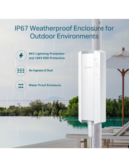 ACCESS POINT TP-LINK wireless AX3000 Mbps dual band WiFi 6
