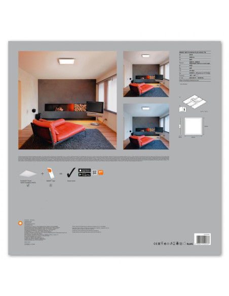 SMART WIFI PLANON PLUS 45X45 TW LEDV "000004058075525337"