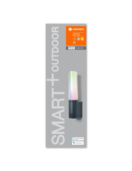 SMART OUTD WIFI FLARE WALL RGBW DG LEDV "000004058075478275"