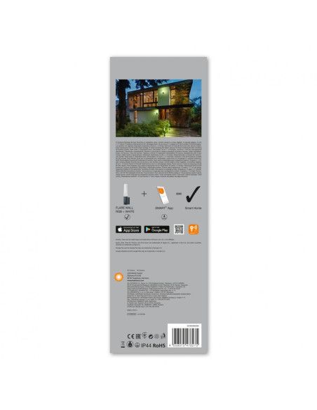 SMART OUTD WIFI FLARE WALL RGBW DG LEDV "000004058075478275"