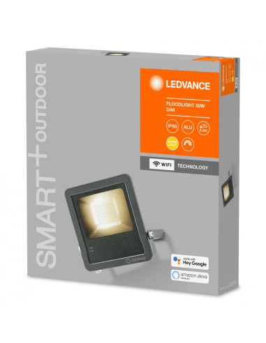 SMART OUTD WIFI FLOOD 50W DIM DG LEDV "000004058075474666"