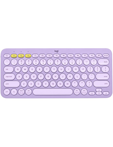 LOGITECH K380 Multi-Device Bluetooth Keyboard - LAVENDER