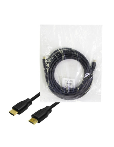 CABLU video LOGILINK, HDMI (T) la HDMI (T), 20m, conectori