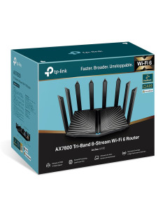 ROUTER TP-LINK wireless 7800Mbps, 1× 2.5 Gbps WAN/LAN port + 1×