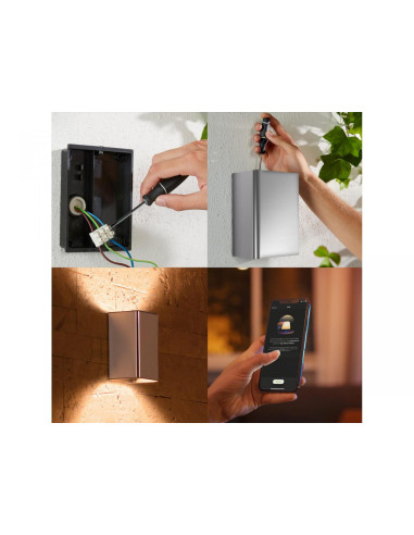 RESONATE HUE WACA WALL LANTERN INOX 2X8 "000008718696174395"