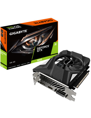 PLACA VIDEO GIGABYTE GTX 1650, 4GB GDDR6 128bit, N1656D6-4GD