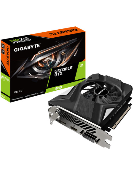 PLACA VIDEO GIGABYTE GTX 1650, 4GB GDDR6 128bit, N1656D6-4GD