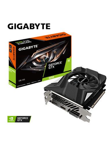 PLACA VIDEO GIGABYTE GTX 1650, 4GB GDDR6 128bit, N1656D6-4GD