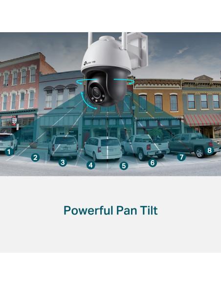 CAMERA IP TP-LINK VIGI, Wi-Fi, Pan Tilt, pt. exterior, dist. IR