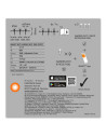 SMART WIFI GARDEN DOT RGB 3PEXT LEDV "000004058075478572"