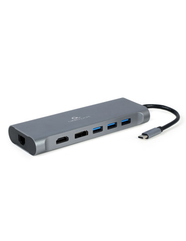 DOCKING Station Gembird universal, 8-in-1, conectare PC USB