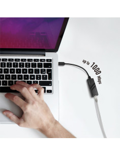 ADAPTOR RETEA LOGILINK, extern, USB 3.2 Gen1 USB-C, port RJ-45 2