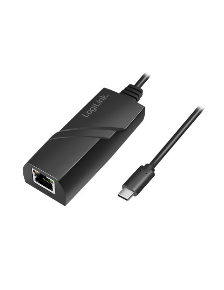 ADAPTOR RETEA LOGILINK, extern, USB 3.2 Gen1 USB-C, port RJ-45