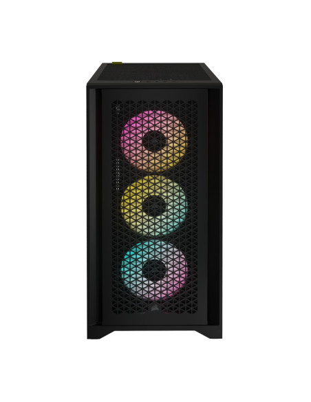 CARCASA Corsair iCUE 4000D RGB AIRFLOW Mid-Tower Case, Black -
