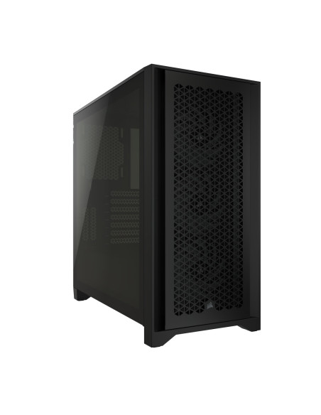 CARCASA Corsair iCUE 4000D RGB AIRFLOW Mid-Tower Case, Black -