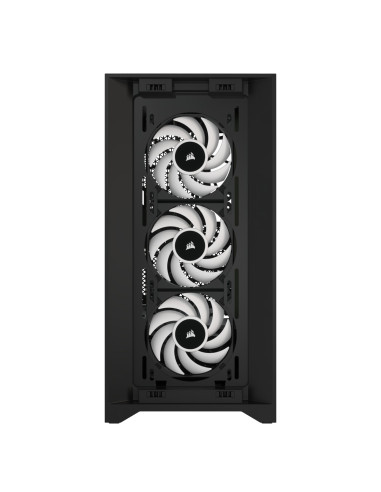 CARCASA Corsair iCUE 4000D RGB AIRFLOW Mid-Tower Case, Black -