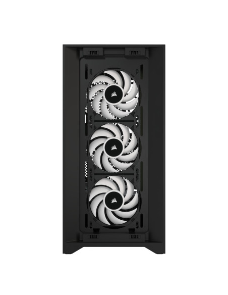 CARCASA Corsair iCUE 4000D RGB AIRFLOW Mid-Tower Case, Black -