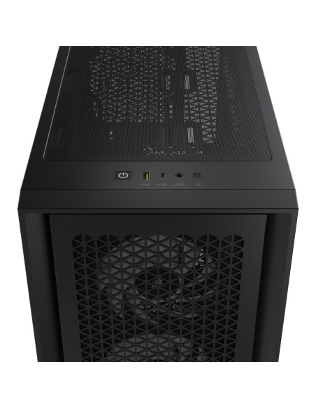 CARCASA Corsair iCUE 4000D RGB AIRFLOW Mid-Tower Case, Black -