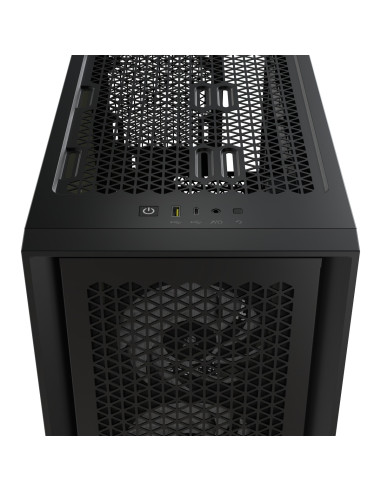 CARCASA Corsair iCUE 4000D RGB AIRFLOW Mid-Tower Case, Black -