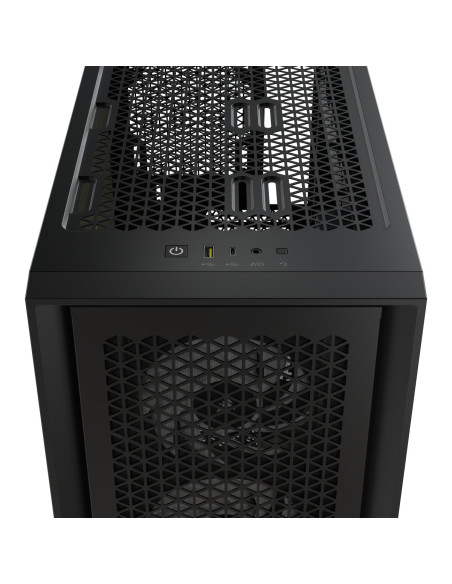 CARCASA Corsair iCUE 4000D RGB AIRFLOW Mid-Tower Case, Black -