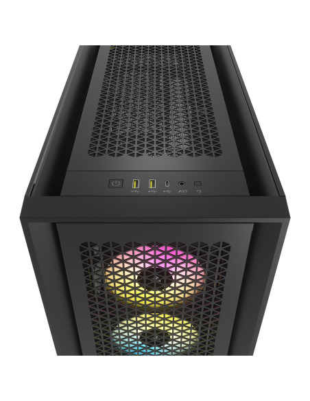 CARCASA Corsair iCUE 5000D RGB AIRFLOW Mid-Tower Case, Black -