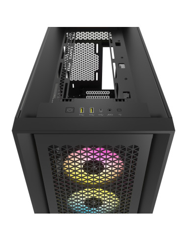 CARCASA Corsair iCUE 5000D RGB AIRFLOW Mid-Tower Case, Black -