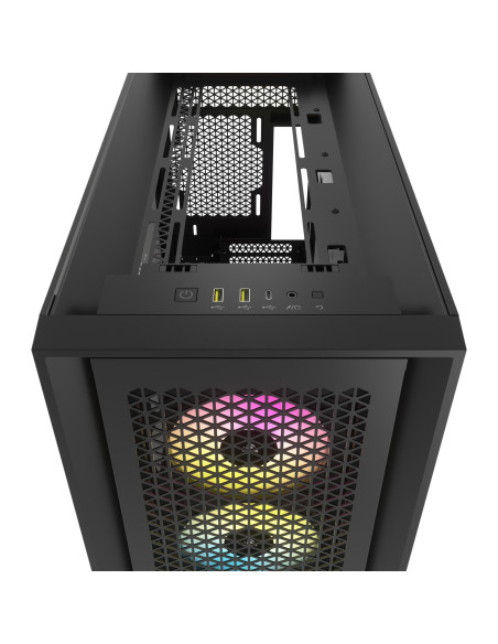 CARCASA Corsair iCUE 5000D RGB AIRFLOW Mid-Tower Case, Black -