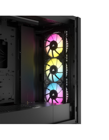 CARCASA Corsair iCUE 5000D RGB AIRFLOW Mid-Tower Case, Black -