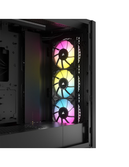 CARCASA Corsair iCUE 5000D RGB AIRFLOW Mid-Tower Case, Black -